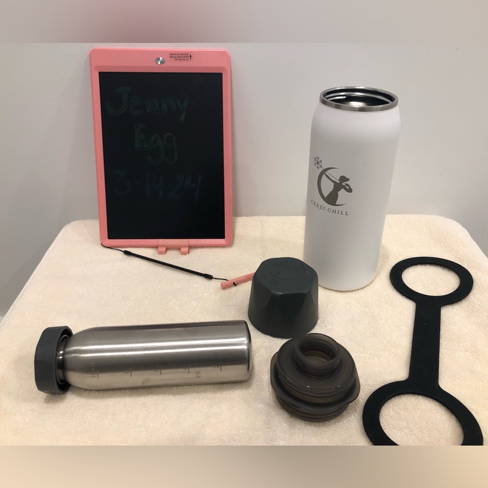 Ceres Chill - OG size, holds 27 oz. White